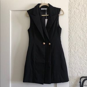 NWT Black Sleeveless Blazer Dress - Sz 4